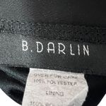 B Darlin B. DARLIN Black Pleated Maxi Skirt Flowy Sheer Overlay Women's Size Photo 4