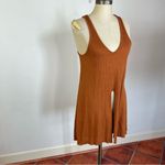 Free People  Beach Brown Ribbed Tunic Photo 1