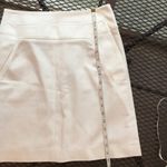 Akris Punto NEIMAN MARCUS WHITE ZIP PENCIL SKIRT Photo 11