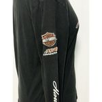 Harley Davidson women’s 105th Anniversary Long Sleeve Shirt Black Size Large‎ Photo 3