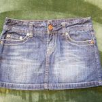 American Eagle Dark Denim Mini Skirt 6 Photo 0