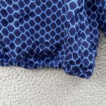 Ann Taylor  Long Sleeve Blouse Top Geometric Career Office Preppy Women's‎ XL Photo 1