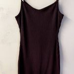 Charlotte Russe Dark Burgundy Ribbed Midi Dress Size S GUC Photo 4