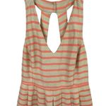 Banana Republic  Striped Linen Pleated Dress Size 12 Photo 1