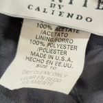 J.R. Nites by Caliendo Taffeta Maxi Skirt Womens 10 Blue Pleated A Photo 3