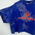 Florida Gators Custom Bleach Splatter Crop Top Size XL Photo 2