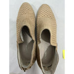 Womans Kenneth Cole Ny Size 7 M Cooper Beige Vented Zip Cut Out Booties Tan Photo 5