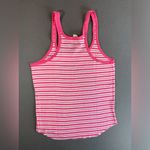 J.Crew J.‎ Crew Hot pink and White Stripe Cotton tank top Size XL Photo 1