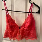 Urban Outfitters  Lace Bralette in Vibrant Red size medium Photo 0