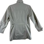 Eddie Bauer Tan Mid-Length High Neck Double Zipper Travex Nylon Jacket Size S Photo 1