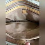 Tusk Woven Tan Shoulder Purse. Photo 5