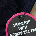 🆕Rene Rofe Seamless Cut Out Black Sport Bra🆕 Size M Photo 11