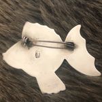 Vintage Mexican Sterling Silver green agate brooch Photo 2