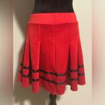 EUC Spencer’s Red and Black B**** Pleated Cheer Skirt size large Photo 2