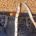 lei Flare Leg Jeans Womens Size 7 Dark Wash Denim Y2K Retro Classic Style Blue Photo 4