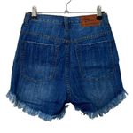 One Teaspoon  Free People High Waist Distressed Bonita Blue Cult Denim Shorts 26 Photo 3