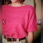 Sézane La Maille Sezane Hot Pink Knit Sweater Top Photo 10