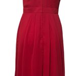 David's Bridal Long One-Shoulder Crinkle Chiffon Dress F18055 Bridesmaid NWT 6 Photo 10