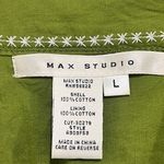 Max Studio  100% Cotton Mini Dress‎ with Floral Design - sz L Photo 2
