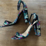 Brash  Metallic Embroidered Floral Pattern 4" Block Photo 2