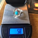 Natural Sleeping Beauty Turquoise Sterling Silver Southwestern Ring Size 8 Photo 8