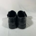 Ecco LEATHER MONK STRAP WOMEN SLIP ON LOAFER BUCKLE BLACK EU 38 SZ 7.5-8 PREOWN Photo 3