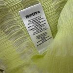 Urban Outfitters  Bright Yellow/Green Sheer Cropped Cardigan Sz M Photo 5