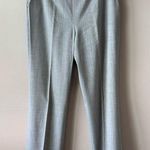 Escada Women’s Light Grey Wool Side ZipTrousers Size‎ 42 Gray Photo 0