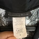 Vintage Brittany Black M Pleat Abstract Top Y2K Glam Glitter Paisley Sequin Club Size M Photo 6