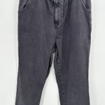 PacSun Black High-Rise Paperbag 100% Cotton Mom Jeans Women's Size 30 Photo 0