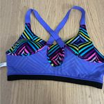 Victoria's Secret Victoria Secret VSX Sport Bra 36C Lined Adj Straps Bright Multicolor Stripes Photo 11