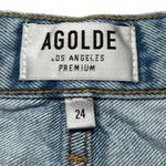 AGOLDE Premium Parker Cut Off Short Swapmeet Wash Size 24 Distressed Button Fly Photo 7
