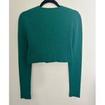 Gauge81 Lifa Knit Ribbed Crop Top in Green Size M Photo 4