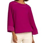 Trina Turk NWT Constellation Top in Purple Fuschia Size M $228 Photo 0
