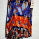 Ruby Rd . Multicolored Floral Pleated Skirt Photo 4