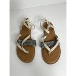 Toms  LEXIE NOVELTY CANVAS SANDAL BEIGE Womens Size 7 Photo 3