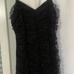 Haute Monde Black Ruffled Tiered Cocktail Dress Photo 0