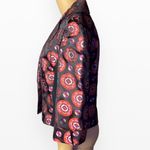 Diane Von Furstenberg 
Silk Floral Print Blazer Size 12 Photo 4