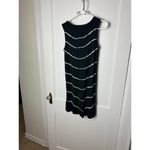 Thread & Supply Sleeveless Swing Dress Women's Small Black White Jersey Knit Photo 5
