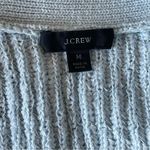 J.Crew  Women's Blue Cotton Cropped Patch-Pocket Beach Cardigan Sweater  Size M Photo 6