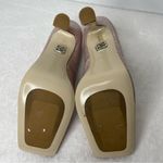 NWOB BEAUTIISOLES Abigail Square Toe Pump Light Pink Metallic Fabric size 8.5 Photo 6
