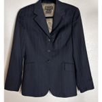 Ariat  Womens Size 10 Regular Worsted Wool 3 Button Blazer Pin Stripe Career Photo 0