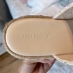 Free People  Santorini Espadrille Beige Plaster Lace Platform Wedge Photo 4