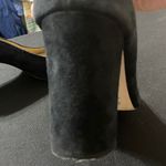 Ann Taylor  MADE IN ITALY NAVY LEATHER SUEDE SHOES Approx 4” Heel. CLEAN Photo 11