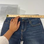 Soho New York Curvy Bootcut Leg Jeans Womens 0P Blue Cotton Dark Wash Low Rise Photo 7