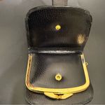 BRAUN BUFFEL Germany Black Genuine Leather Bifold Framed Kisslock Coin Wallet Photo 4