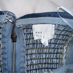 Strapless Jean Crop Top Size M Photo 1