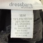 Dress Barn  Classic Black Women's Skirt Sz:16W Photo 4