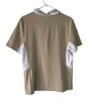 Nivo Women's Size XL Tan Half Zip Tennis Golf Polo Shirt Photo 4