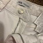 ZARA Mini Flare White Jeans Photo 4
